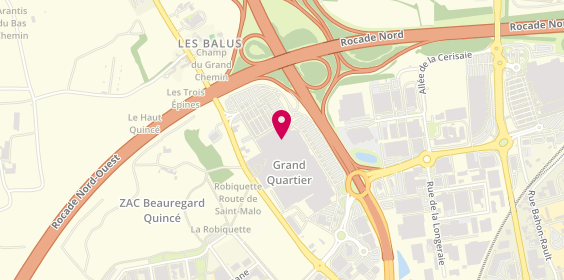 Plan de Bruno le Derf, Centre Commercial Grand Quartier, 35760 Saint-Grégoire