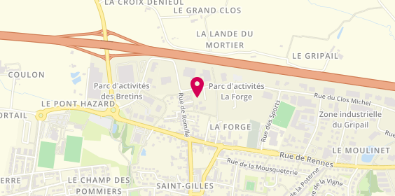 Plan de Xocolatl, 22 Rue Jean-Baptiste Godin Bâtiment C, 35590 Saint-Gilles