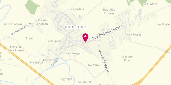 Plan de Au Pétrin Vosgien, 442 Rue Division Leclerc, 88170 Houécourt