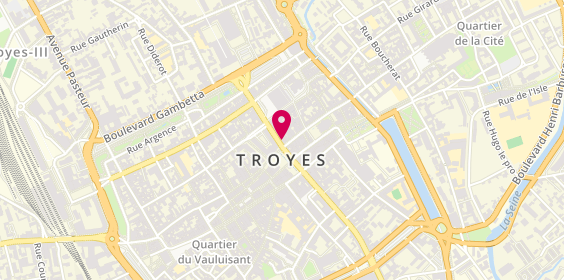Plan de Chocolaterie Temoins, 9 Rue de la République, 10000 Troyes