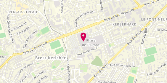 Plan de Jeff de Bruges Martial, Rue de Gouesnou, 29200 Brest