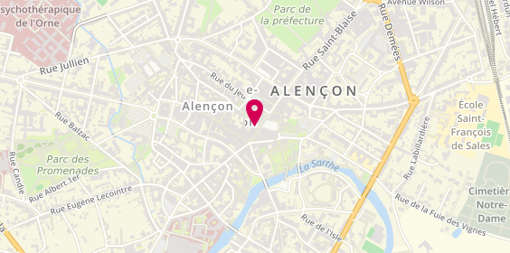 Plan de Chocolaterie Glatigny, 44 Grande Rue, 61000 Alençon