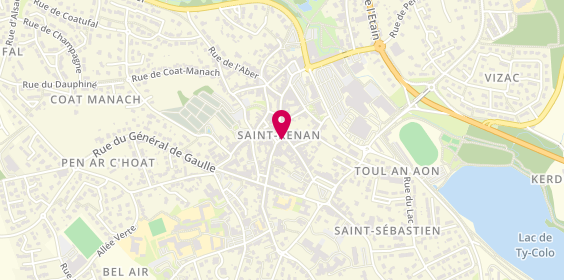 Plan de Délices du Kae, 4 Rue Saint-Mathieu, 29290 Saint-Renan