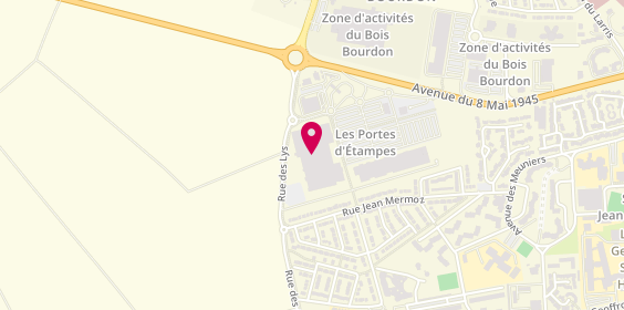 Plan de Leonidas, Rue des Lys, Zone Aménagement du Plateau de Guinette, C.C Leclerc
50, 91150 Étampes