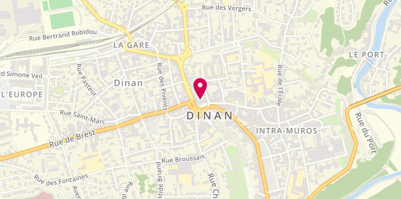 Plan de Johann Dubois, 20 place Duclos Pinot, 22100 Dinan