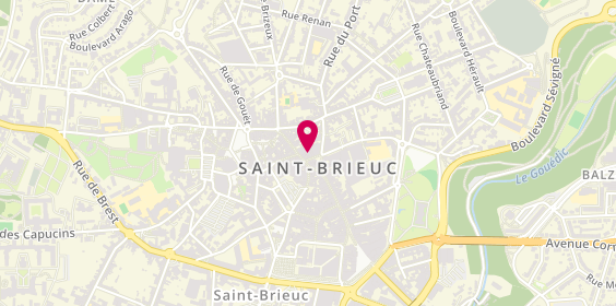 Plan de Chocolaterie Patisserie Jerome Pinel, 7 Rue Glais Bizoin, 22000 Saint-Brieuc