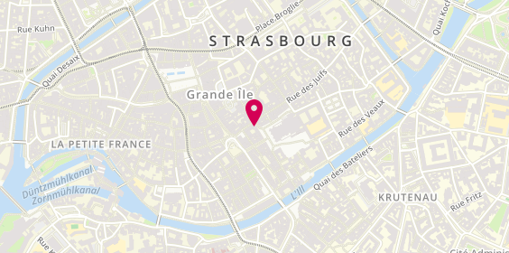 Plan de Les Origines - le Lautrec, 13 place de la Cathédrale, 67000 Strasbourg