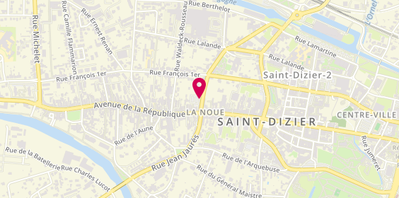 Plan de L'Arbre à Cabosses, 7 Rue du Président Carnot, 52100 Saint-Dizier