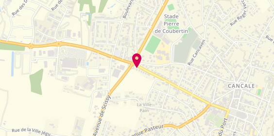 Plan de Boulangerie Pâtisserie Guyon, 59 avenue du Général de Gaulle, 35260 Cancale