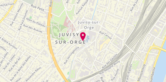 Plan de De Neuville, 54 Grande Rue, 91260 Juvisy-sur-Orge