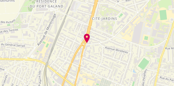 Plan de Les Délices de Cachan, 19 avenue du Général Leclerc, 92340 Bourg-la-Reine