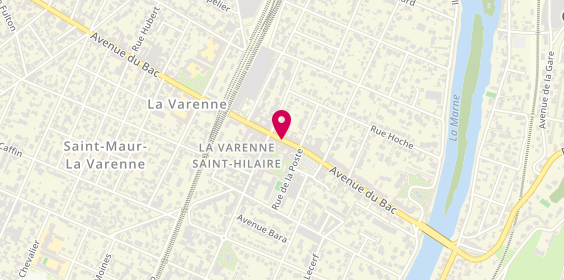 Plan de De Neuville, 83 avenue du Bac, 94210 Saint-Maur-des-Fossés