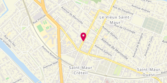 Plan de Confiserie de Médicis, 14 avenue Godefroy Cavaignac, 94104 Saint-Maur-des-Fossés