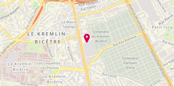 Plan de Jeff de Bruges - Martial, 55-57 avenue de Fontainebleau, 94270 Le Kremlin-Bicêtre