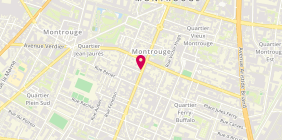 Plan de De Neuville, 102 avenue de la République, 92120 Montrouge