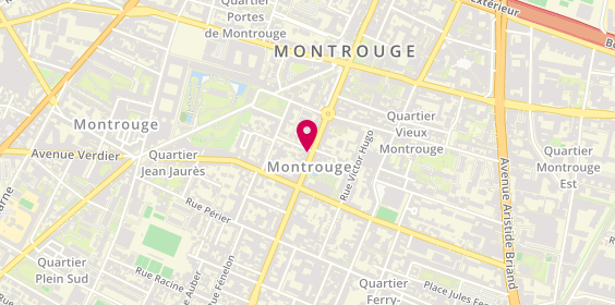 Plan de Maison Guérard, 78 avenue de la République, 92120 Montrouge