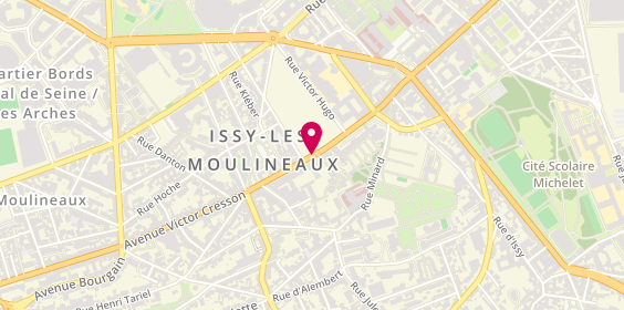 Plan de Yves Thuriès, 5 promenade Coeur de Ville, 92130 Issy-les-Moulineaux