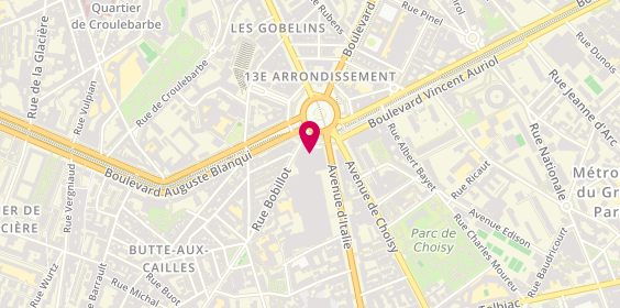 Plan de Jeff de Bruges-Martial, 30 avenue d'Italie, 75013 Paris