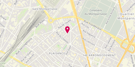 Plan de Aux Fruits d'Eden, 31 Rue Raymond Losserand, 75014 Paris