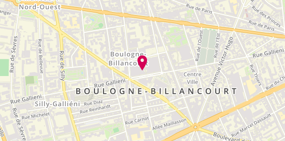 Plan de Jeff de Bruges-Martial, 5 Rue Tony Garnier, 92100 Boulogne-Billancourt