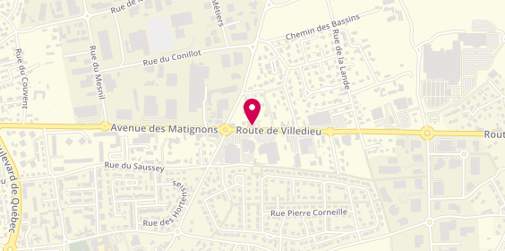 Plan de Yver Chocolatier, 189 Route de Villedieu, 50400 Yquelon