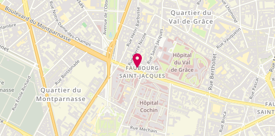 Plan de Jadis et Gourmande, 88 Boulevard de Port-Royal, 75005 Paris