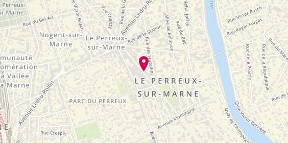 Plan de Yves Thuriès, 102 avenue du Général de Gaulle, 94170 Le Perreux-sur-Marne