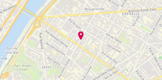 Plan de Jeff de Bruges, 131 Rue Saint Charles, 75015 Paris