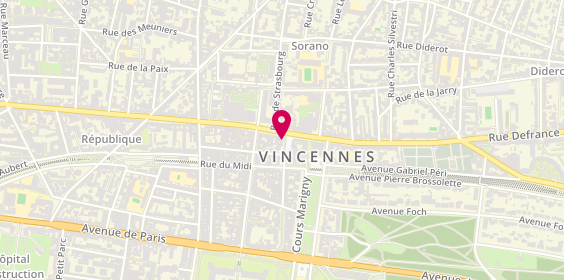 Plan de Laurent Duchêne, 45 Rue Raymond du Temple, 94300 Vincennes