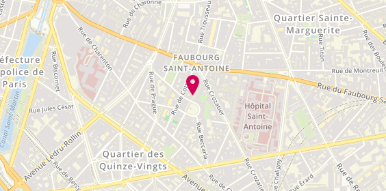 Plan de La Maison de Poucourou, 13 Rue d'Aligre, 75012 Paris