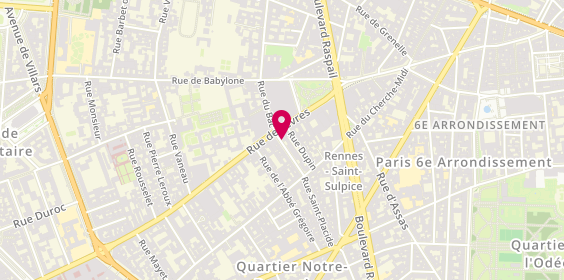 Plan de Yves Thuriez, 3 Rue Saint-Placide, 75006 Paris