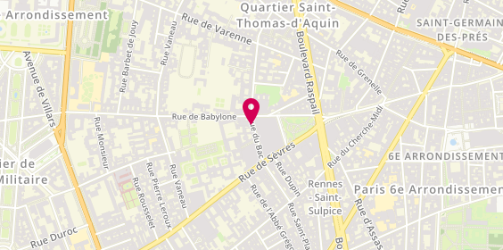 Plan de Chocolat Foucher, 134 Rue du Bac, 75007 Paris