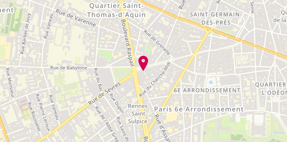 Plan de Patrick Roger, 19 Rue de Sèvres, 75006 Paris