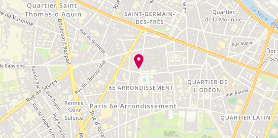 Plan de Pierre Hermé, 72 Rue Bonaparte, 75006 Paris