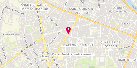 Plan de Le Coin Gourmand, 65 Rue de Rennes, 75006 Paris