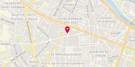 Plan de Dengo Bonaparte, 58 Rue Bonaparte, 75006 Paris