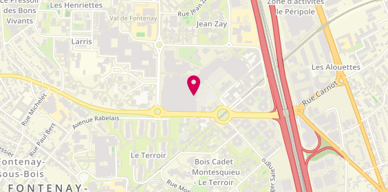 Plan de Jeff de Bruges, Centre Commercial au Shopping avenue du Maréchal Joffre, 94120 Fontenay-sous-Bois
