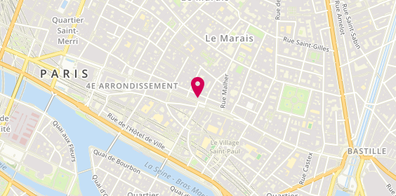 Plan de Maison Georges Larnicol, 14 Rue de Rivoli, 75004 Paris