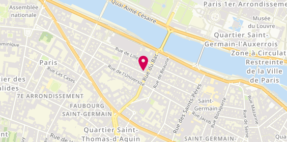 Plan de La Reine Astrid, 44 Rue de Verneuil, 75007 Paris