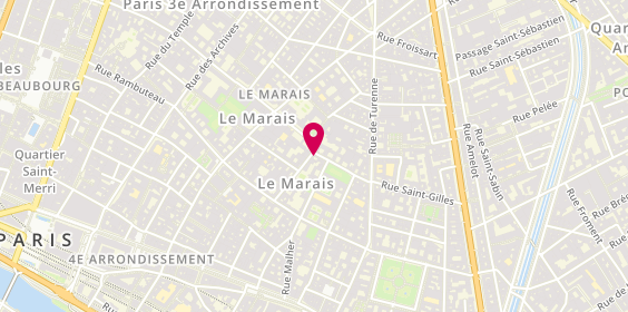 Plan de Méert, 16 Rue Elzevir, 75003 Paris