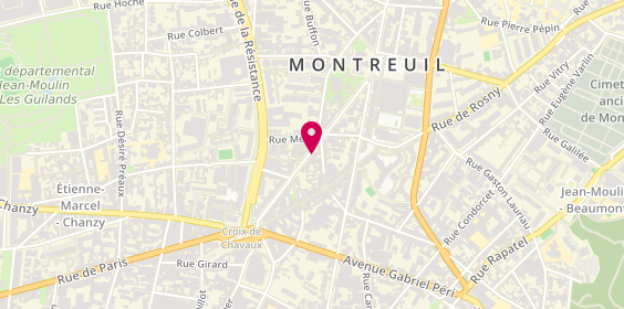 Plan de La Romainville, 29 Boulevard Rouget de Lisle, 93100 Montreuil