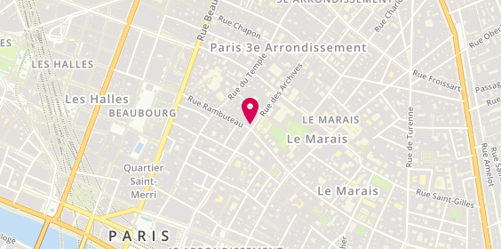 Plan de Patrick Roger, 43 Rue des Archives, 75003 Paris
