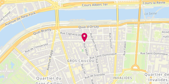 Plan de Maison Chaudun, 149 Rue de l'Université, 75007 Paris