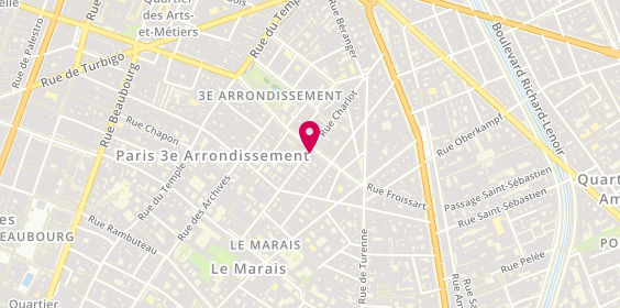 Plan de Café du Marché, 37 Rue de Bretagne, 75003 Paris