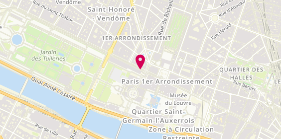 Plan de Maxim's de Paris, 99 Rue de Rivoli, 75001 Paris