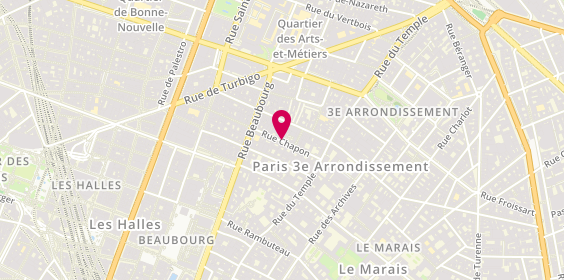 Plan de Binici, 18 Rue Chapon, 75003 Paris