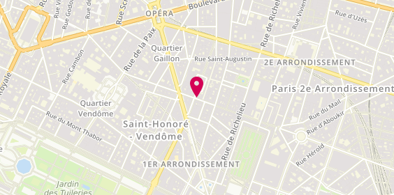 Plan de Les Fruits de Paris, 44 Rue des Petits Champs, 75002 Paris
