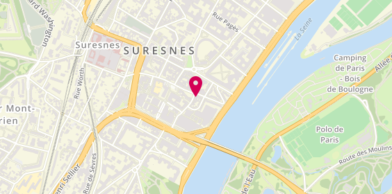 Plan de Jeff de Bruges, 24 Rue des Bourets, 92150 Suresnes