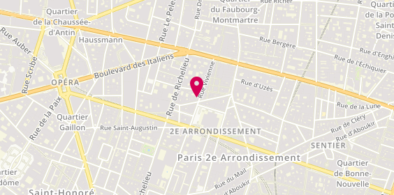 Plan de Debauve & Gallais, 33 Rue Vivienne, 75002 Paris