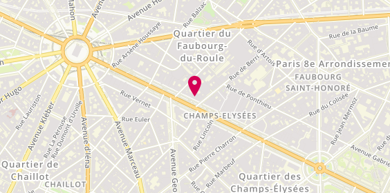 Plan de Jeff de Bruges - Martial, 102 avenue des Champs-Élysées, 75008 Paris